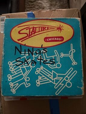 Vintage Children’s Chicago Starfire roller skates in box - Size 3-4 🛼❤️💛💙🛼